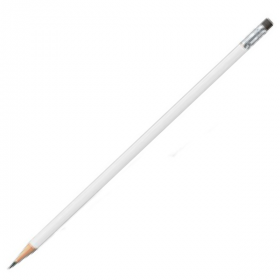 Олівець Classic Wood-Cased Graphite Pencil Круглий Білий