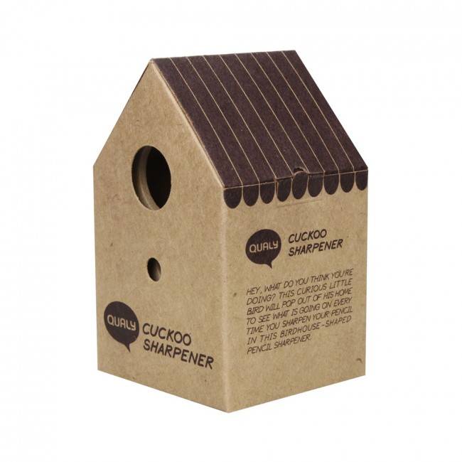 Точилка для карандашей Qualy Cuckoo Black