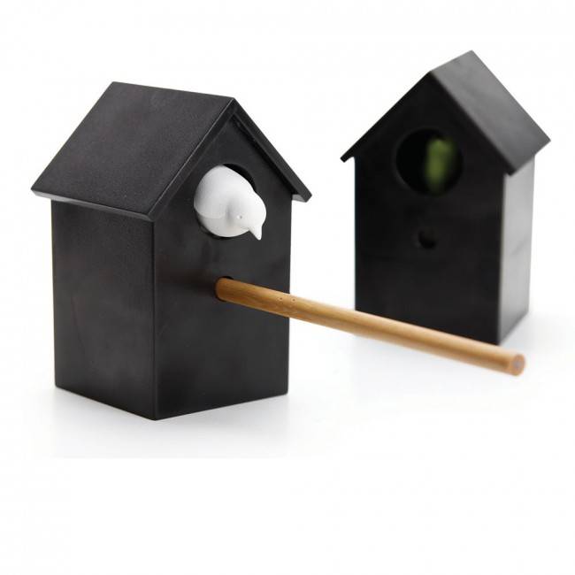 Точилка для карандашей Qualy Cuckoo Black