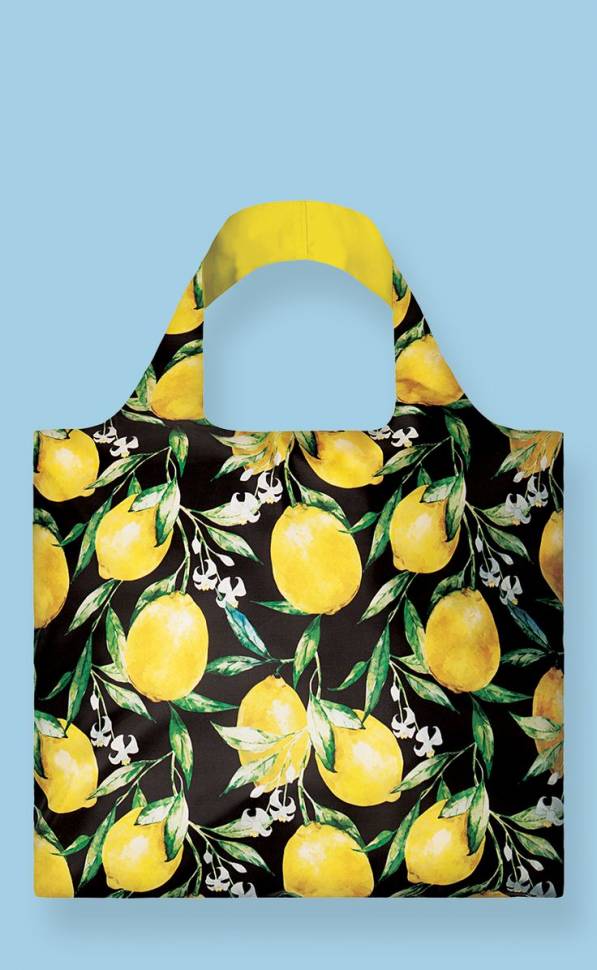 Сумка для покупок складная LOQI JUICY Lemons