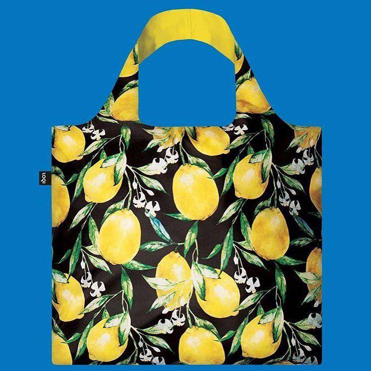 Сумка для покупок складная LOQI JUICY Lemons