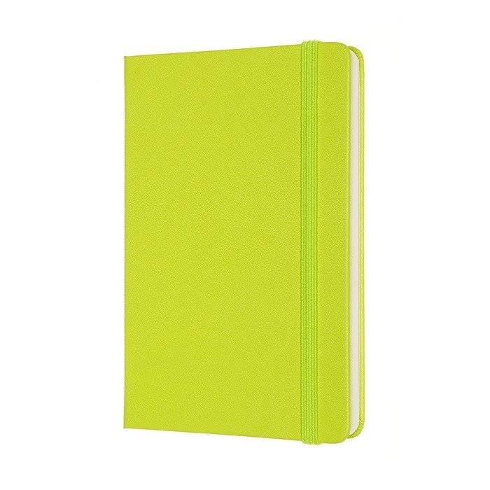 Карманный блокнот Moleskine Classic Лимонный Зеленый чистые листы
