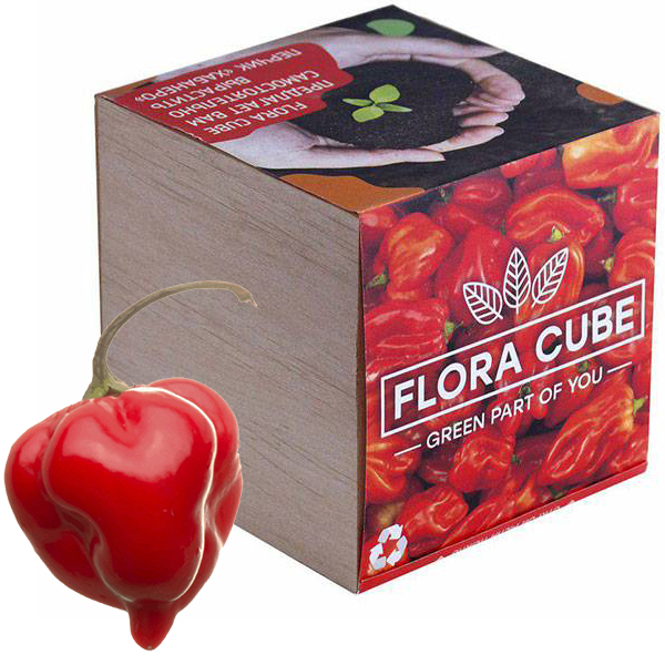 Набор для выращивания Flora Cube Перец Хабанеро
