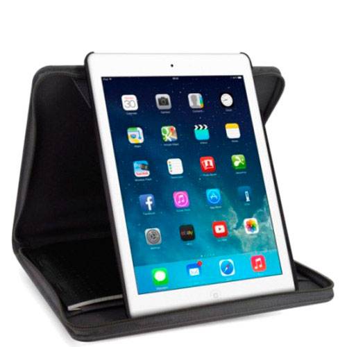 Чехол-блокнот на молнии Filofax Microfiber iPad Air Case Grey (829840)