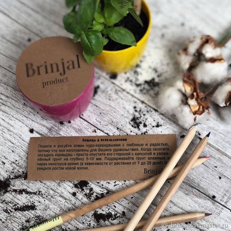 Набор растущих карандашей Live Cube 12 шт