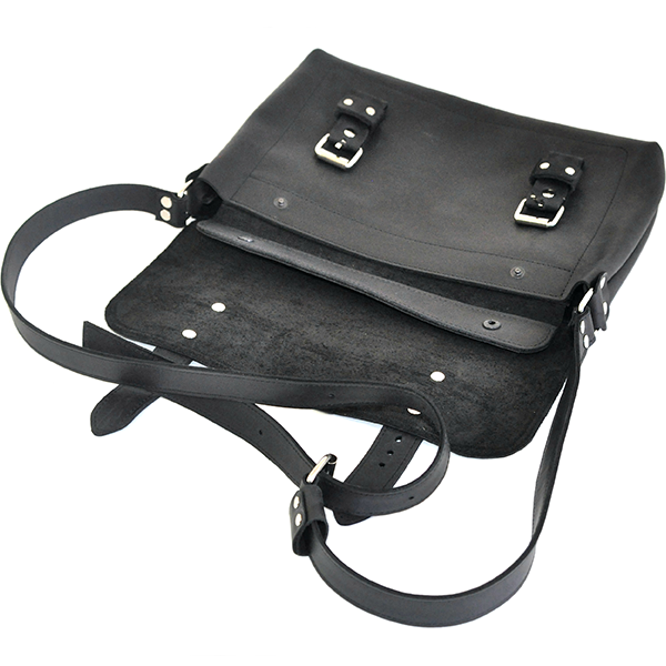 Жіноча шкіряна сумка AV2 Чорна (B642)