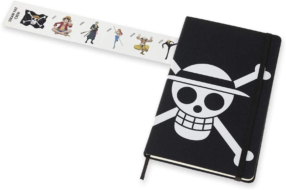 Середній Блокнот Moleskine One Piece Чорний Канва в лінію