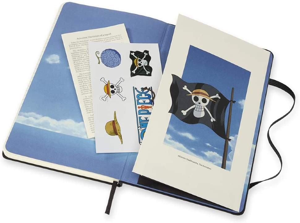 Середній Блокнот Moleskine One Piece Чорний Канва в лінію