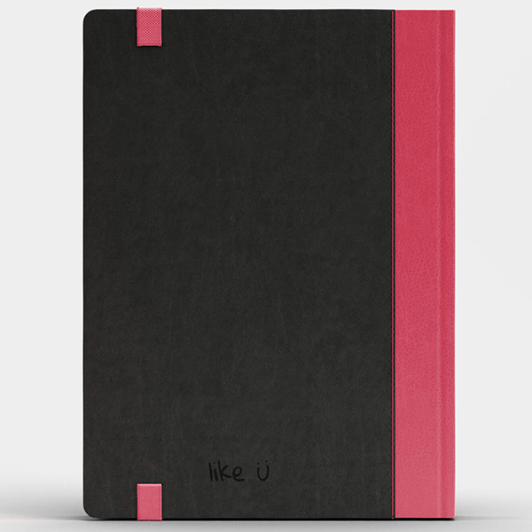 Блокнот Like U Pro A5 Черный/Розовый