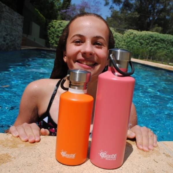 Детская бутылка для воды Cheeki Classic Single Wall 500 ml Orange