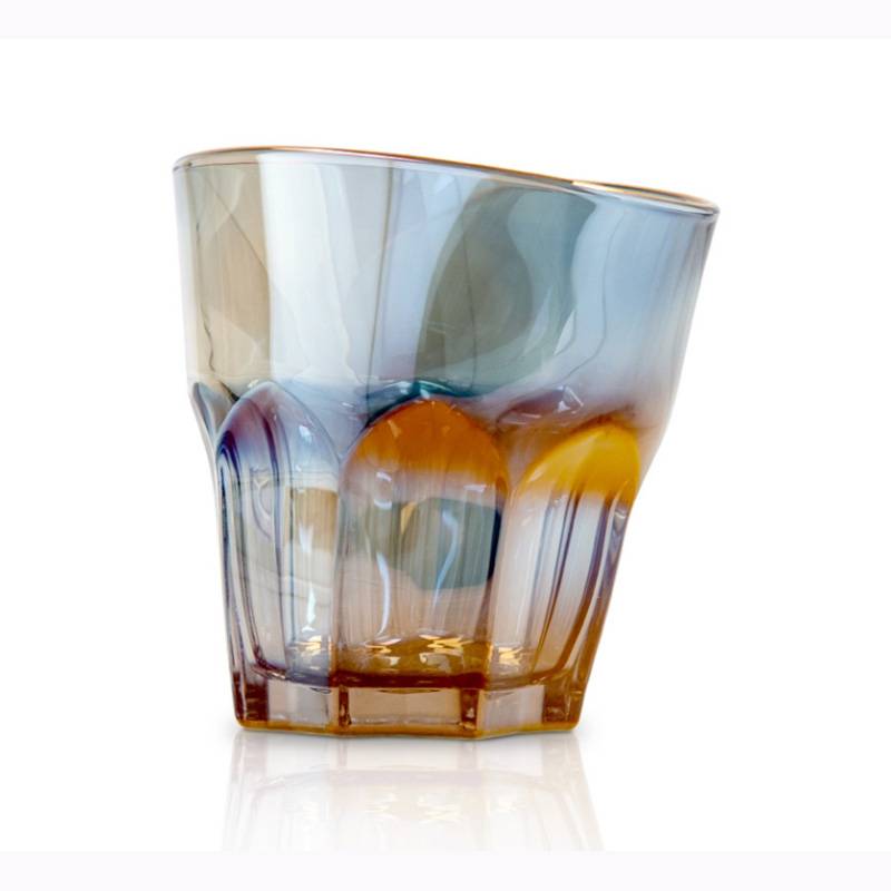 Набор Пьяных Радужных Стаканов для виски (4 шт + коробка)