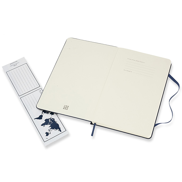 Средний блокнот Moleskine Classic Твердая обложка Синий Точка