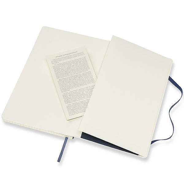 Середній блокнот Moleskine Classic Синій М&#39;яка обкладинка Точка