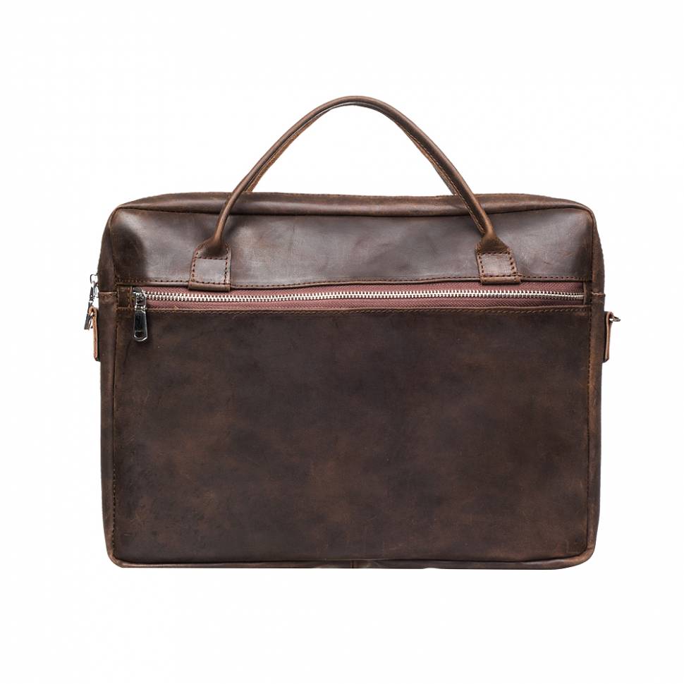 Кожаная сумка Мессенджер Dekey Орех