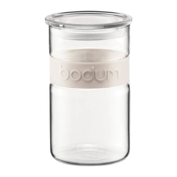 Банка для сыпучих продуктов Bodum Presso 1 л Белая