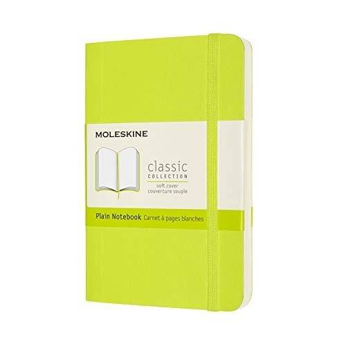 Карманный блокнот Moleskine Classic Лимонный Зеленый Мягкий чистые листы