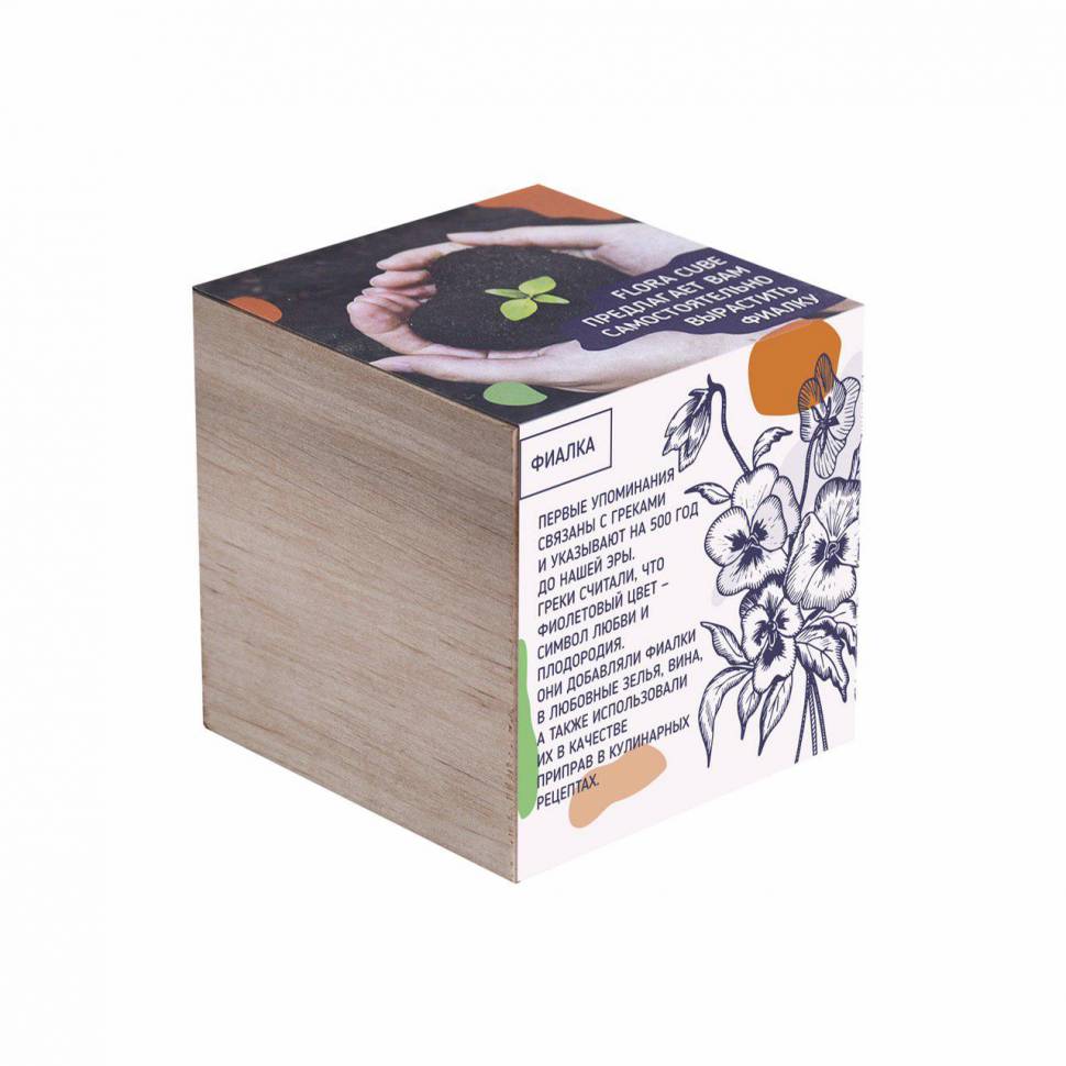Набор для выращивания Flora Cube Фиалка