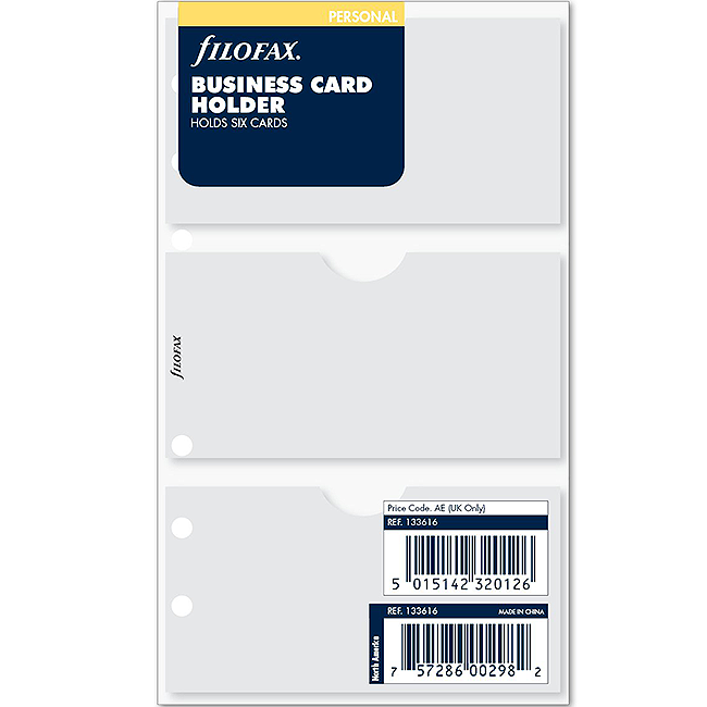 Карман для визиток Filofax Personal (133616)