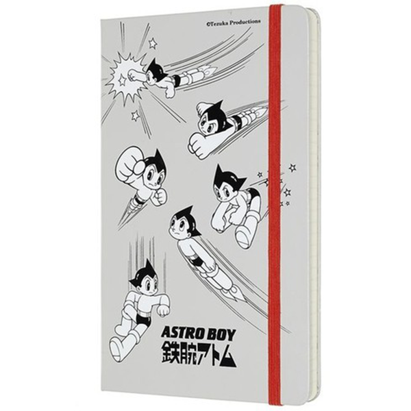 Средний блокнот Moleskine Astro Boy Светло - серый Линия