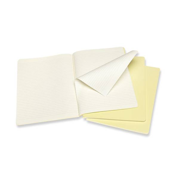 Блокнот Moleskine Cahier Большой Линия Нежный Желтый
