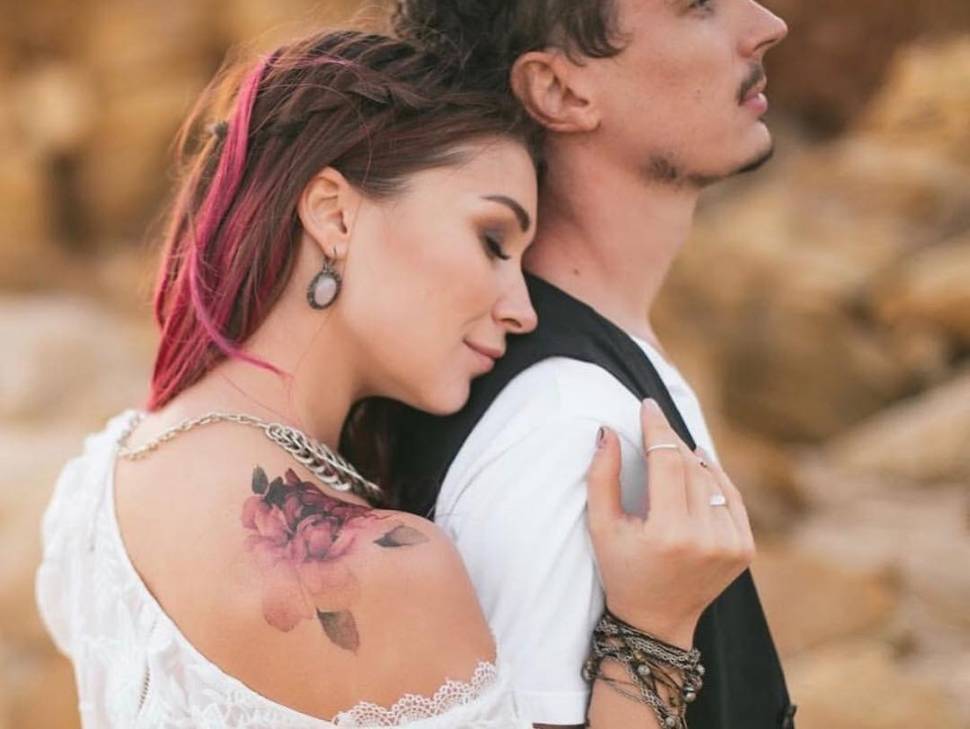 Набор временных татуировок Роскошный Пион