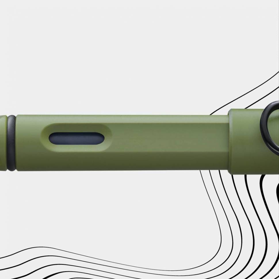 Перьевая Ручка Lamy Safari Origin Зеленая Савана EF