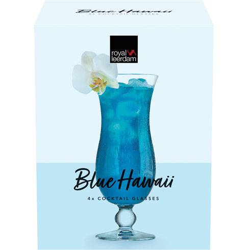 Набор бокалов для коктейлей Libbey Blue Hawall 440 мл 4 шт (828016)