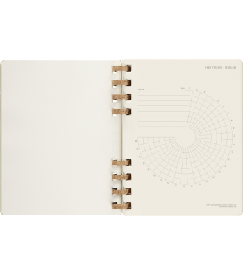 Великий Щотижневик Moleskine 2024 Spiral Ківі
