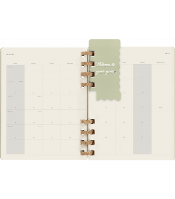 Великий Щотижневик Moleskine 2024 Spiral Ківі