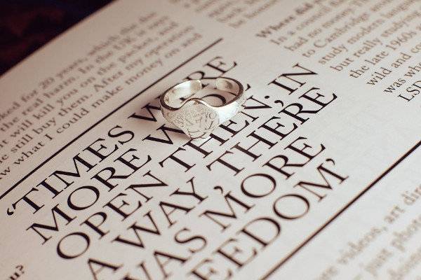 Кольцо на фалангу из серебра Côte & Jeunot Перстень Большой Матированный