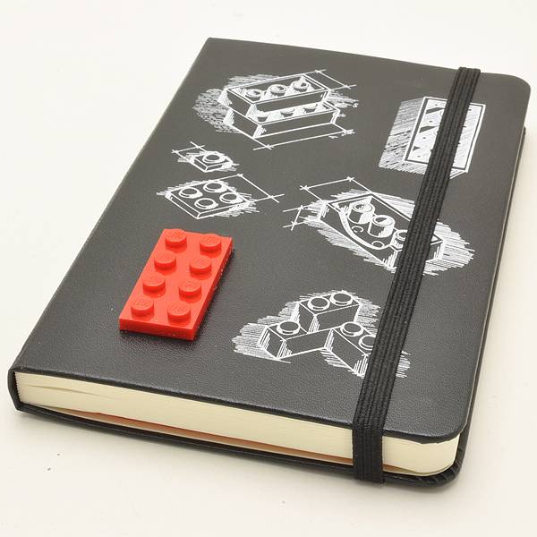 Карманный  блокнот Moleskine Lego-14 чистые листы черный