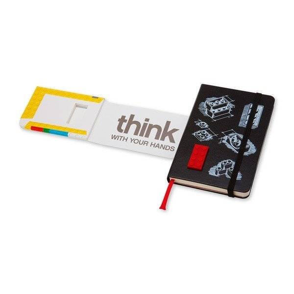 Карманный  блокнот Moleskine Lego-14 чистые листы черный