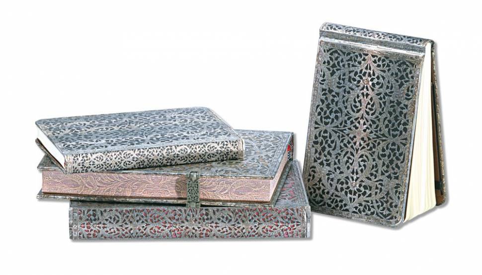 Кишеньковий блокнот Срібна Філігрань класичний Тінь Лінія