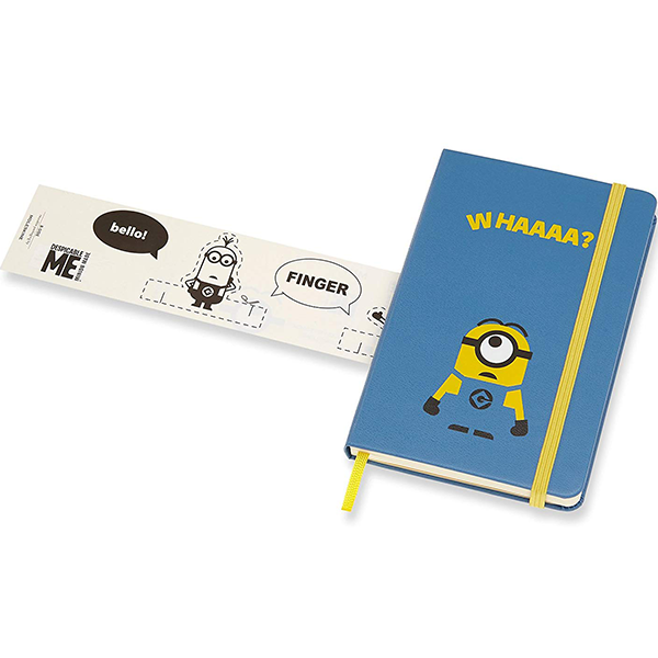 Записная книга Moleskine Minions карманная Линия Синяя