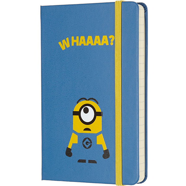 Записная книга Moleskine Minions карманная Линия Синяя