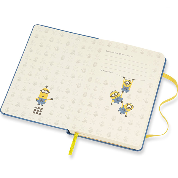 Записная книга Moleskine Minions карманная Линия Синяя