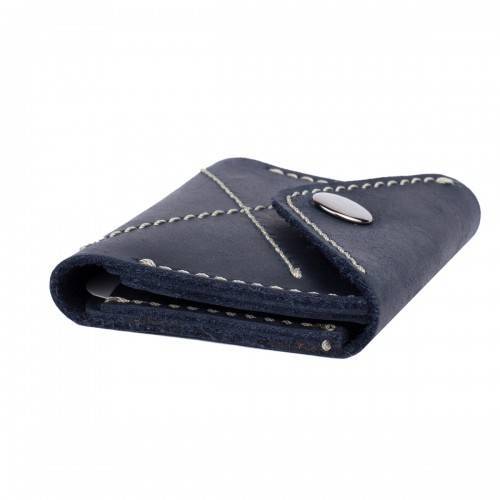 Кошелек на кнопке Black Brier Темно-синий