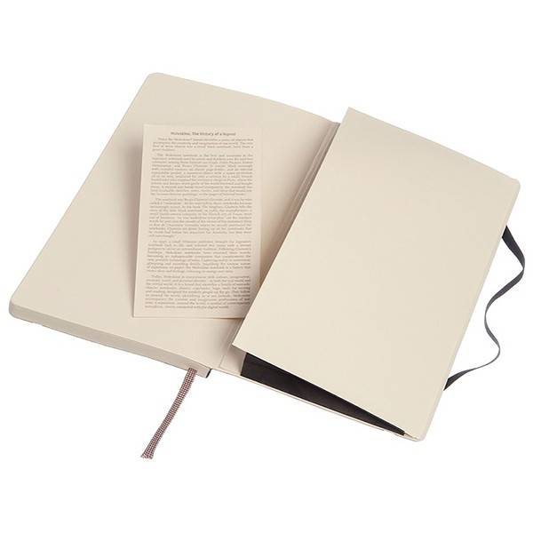 Середній блокнот Moleskine Classic М'яка обкладинка Чорний Чисті аркуші