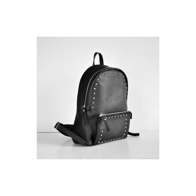 Рюкзак из кожи JIZUZ Pilot Black-R