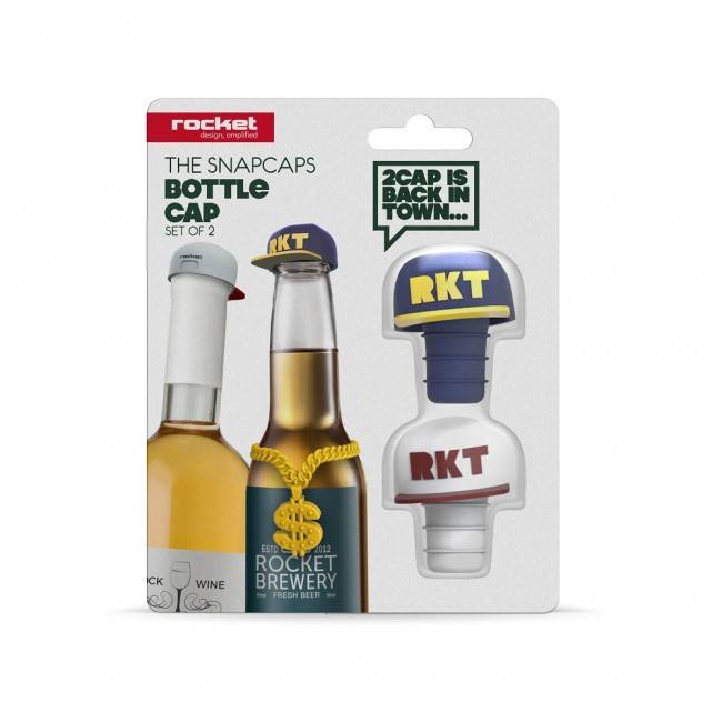 Набор стопперов для бутылок Rocketdesign Snapcaps