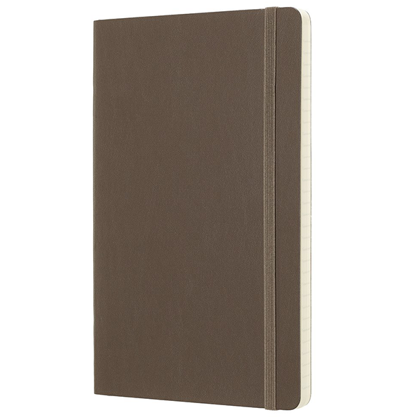 Середній блокнот Moleskine Classic М&#39;яка обкладинка Коричневий Лінія