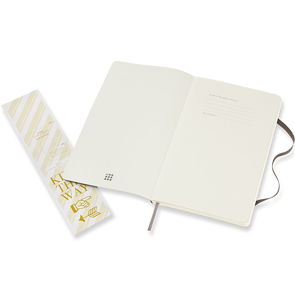 Середній блокнот Moleskine Classic М&#39;яка обкладинка Коричневий Лінія