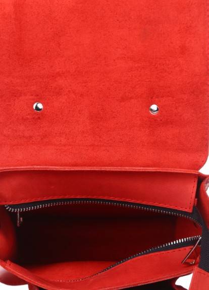 Кожаная сумка через плечо Эмануэль Dekey Красная