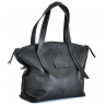Шкіряна жіноча сумка AV2 Чорна (B671)