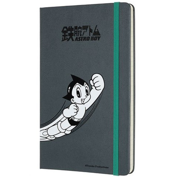 Средний блокнот Moleskine Astro Boy Темно - серый Линия Средний блокнот Moleskine Astro Boy Темно - серый Линия