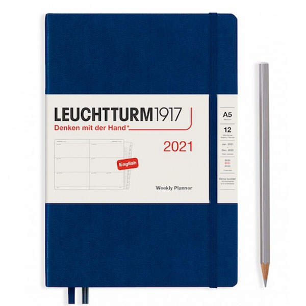 Средний Еженедельник Leuchtturm1917 Темно-синий 2021