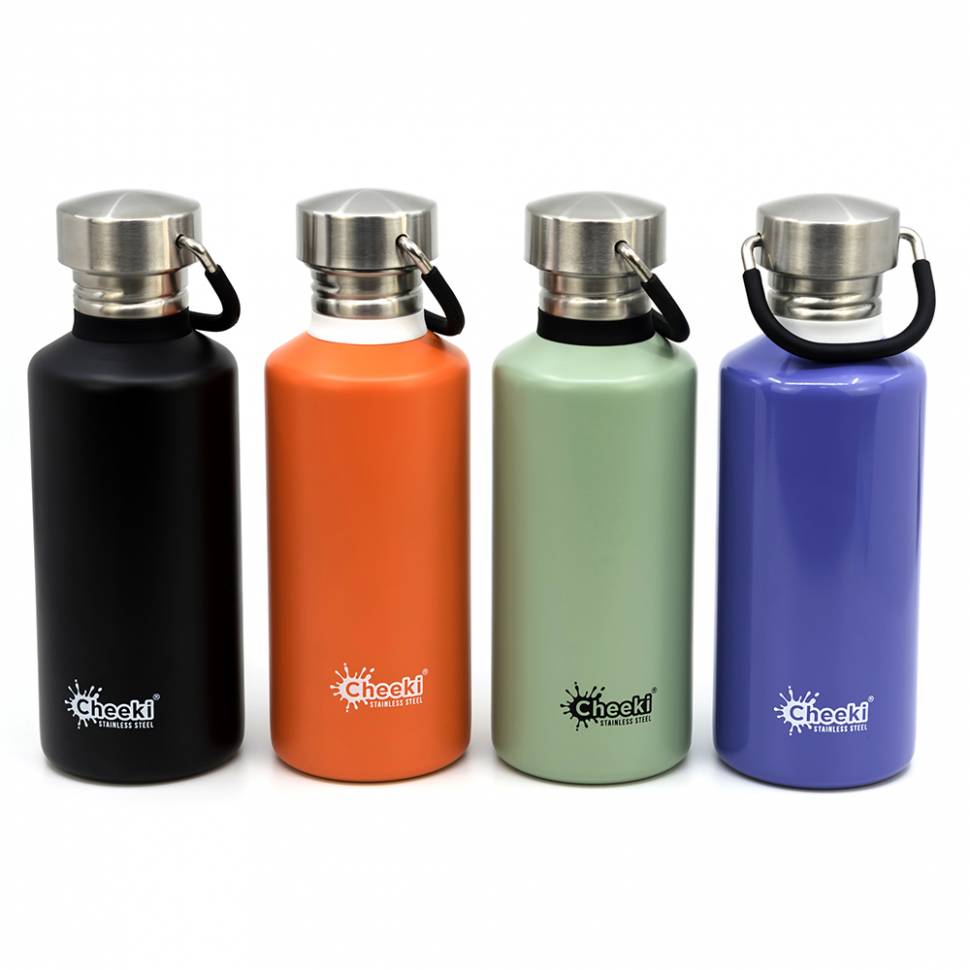 Детская бутылка для воды Cheeki Classic Single Wall 500 ml Matte Black