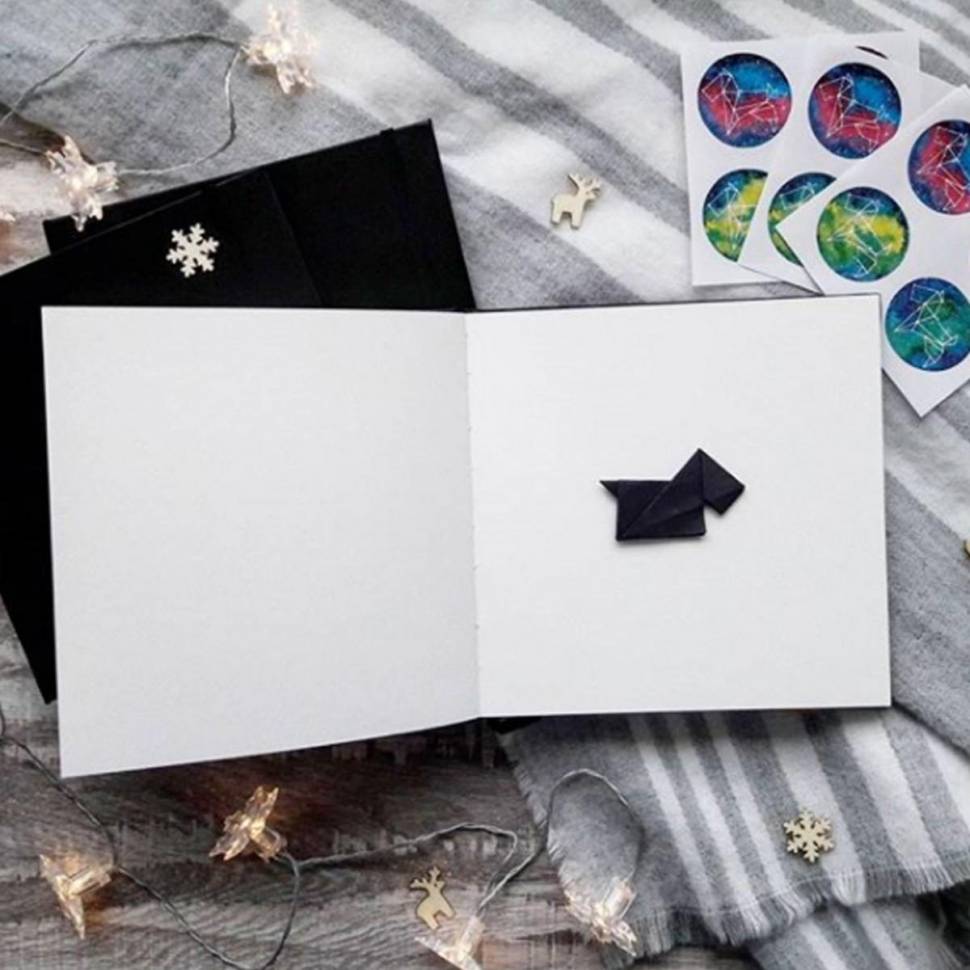 Скетчбук для акварели Sketch Terier квадратный 21 x 21 см Белый