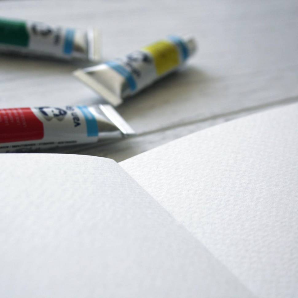 Скетчбук для акварели Sketch Terier квадратный 21 x 21 см Белый