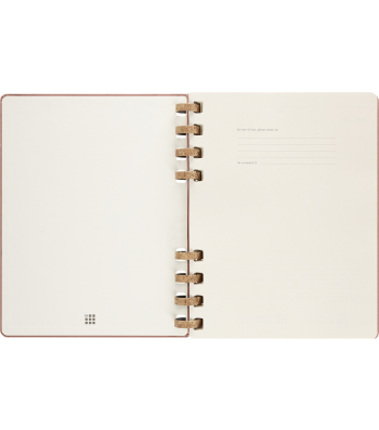 Великий Щотижневик Moleskine 2024 Spiral Мигдальний
